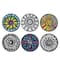 S&S® Worldwide Velvet Art Hangable Mini Mandalas, 24ct.